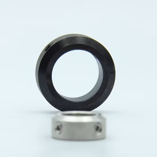 Carbon Steel Black Oxide Shaft Collars with 2 PCS Set Screws